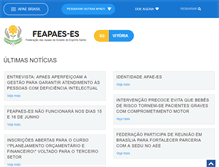 Tablet Screenshot of apaees.org.br
